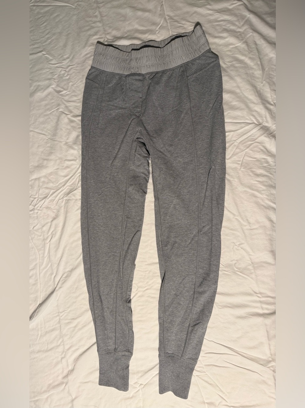 Lululemon Light Gray Knit Jogger Pants
